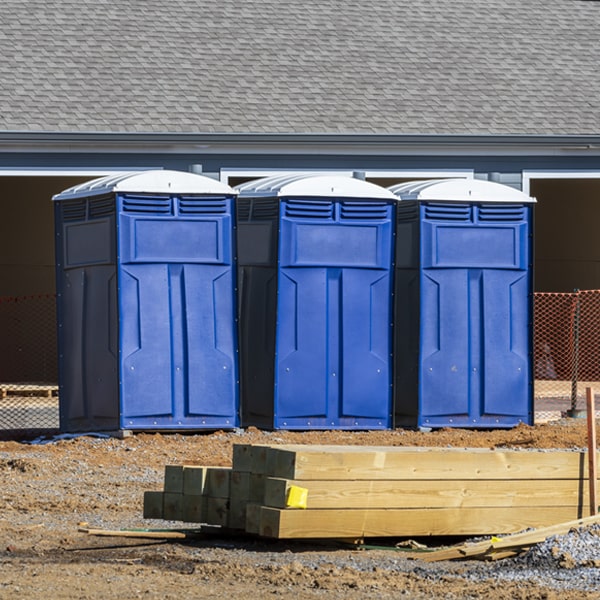 are there any restrictions on where i can place the porta potties during my rental period in Colrain Massachusetts